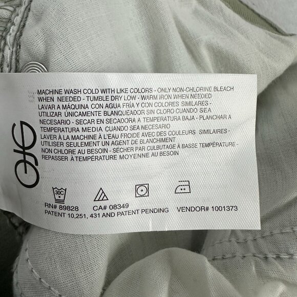 Gloria Vanderbilt Amanda Womens Petite Size 14P Green Classic Fit Pants - Picture 6 of 6